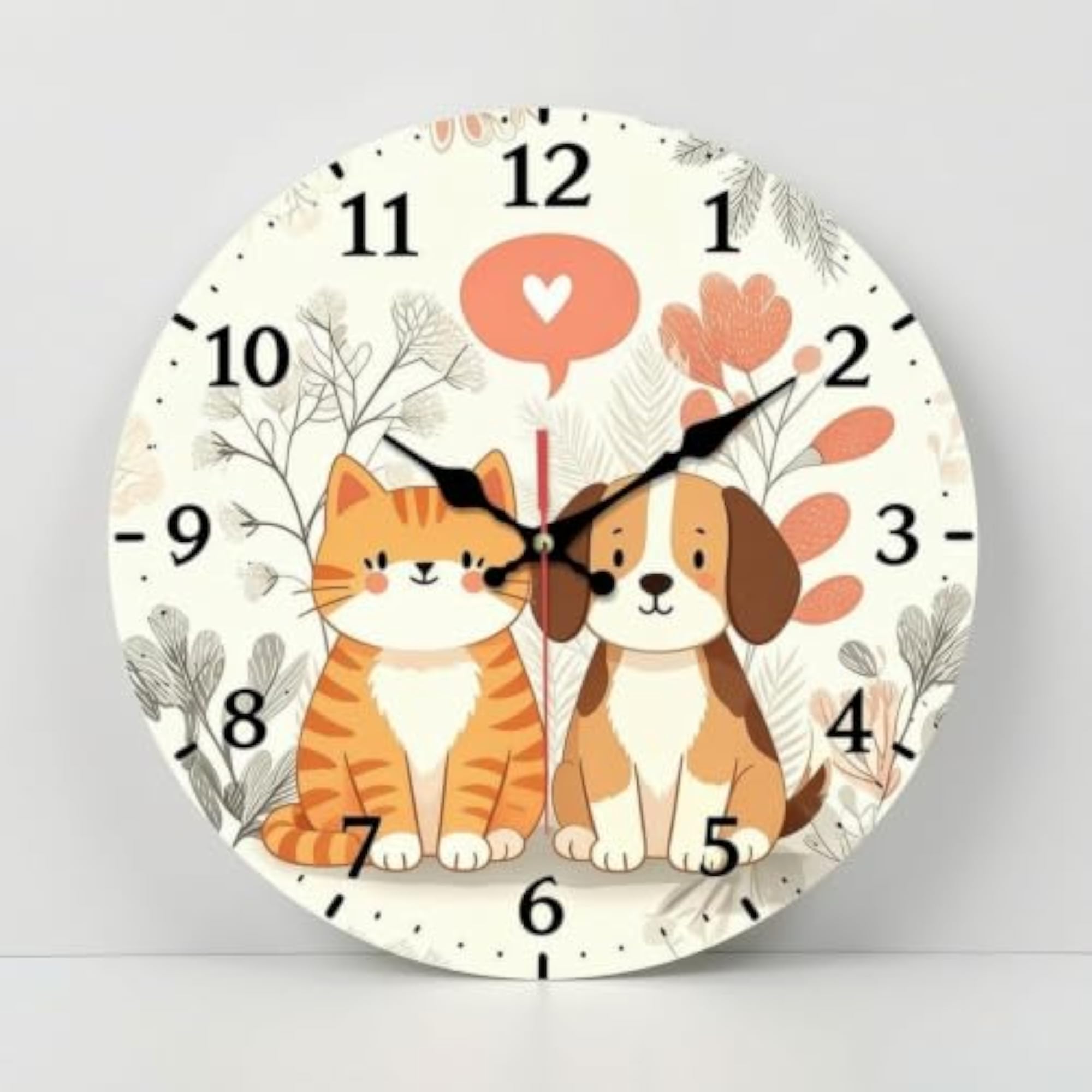 Club Bollywood® Non-Ticking Silent Wall Clock for Children
